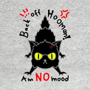 Black Kitty Back of Hooman T-Shirt